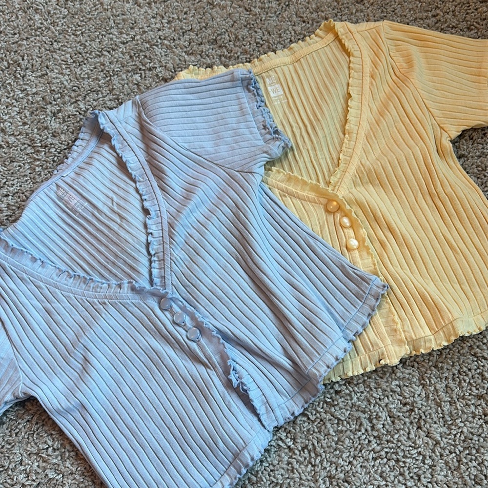 LOT OF 2 Me to We Crop Tops